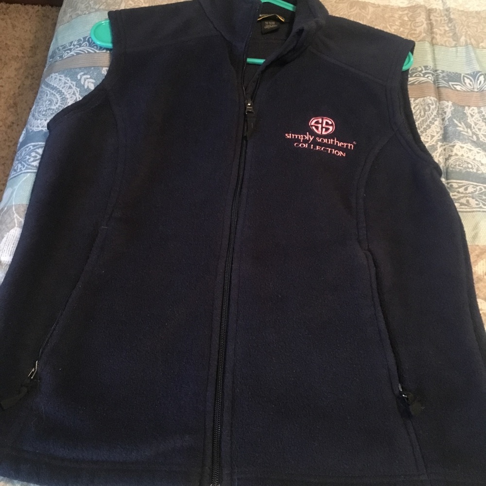 Simply southern blue vest size small. Worn once.